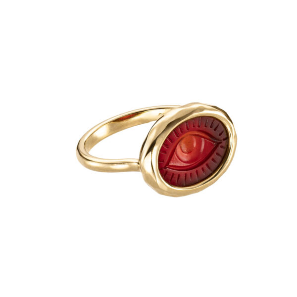 Protection ring Carnelian